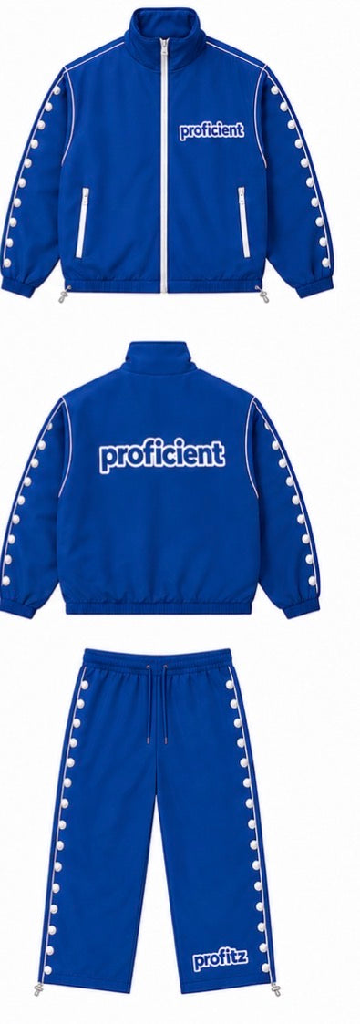 Blue Profitz Windbreaker Set